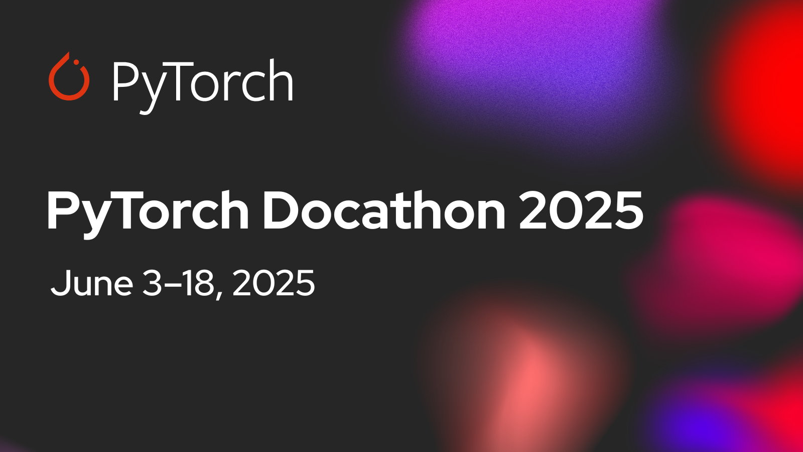 PyTorch Docathon 2025
